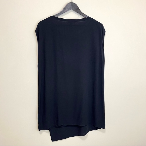 Eileen Fisher 100% Silk Long Sleeveless Top - Picture 10 of 16